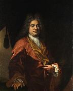 Giovanni Camillo Sagrestani Portrait of a gentleman in his housecoat Spain oil painting artist